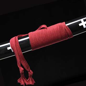 Sword Valley Trafalgar Law Sword - Yellow 40.9″ - Cosplay Prop Anime Katana Samurai Sword - Anime Original Texture Carbon Steel Blade Carving Symbol - Handle Absorbs Sweat and Prevents Slipping