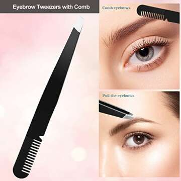 KAJUDA 5-in-1 Eyebrow Grooming Kit for All