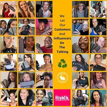 HighOh™ Overnight Long Reusable Sanitary Napkins | Soft Washable Charcoal Bamboo Menstrual Pads | ...