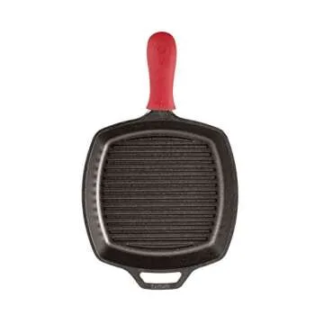 Lodge Cast Iron Square Grill Pan - Pre-Seasoned & Durable