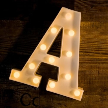 Foaky Light Up Letters - Marquee Letters for Magical Party Decor & Home Lighting