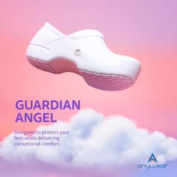 Anywear Guardian Angel Slip-On Nursing Clogs for Comfort and Support