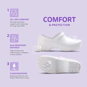 Anywear Guardian Angel Nursing Clogs for All Day Comfort