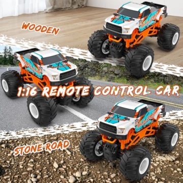 Kidcia 1:16 Scale RC Monster Truck High-Speed Off-Road Fun