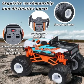 Kidcia 1:16 Scale RC Monster Truck High-Speed Off-Road Fun