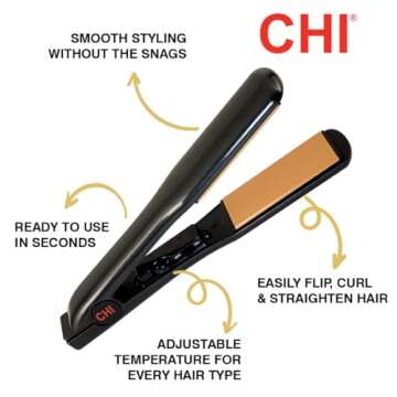 CHI Classic Tourmaline Ceramic Hairstyling Iron 1.5"