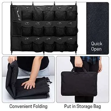 VISEMAN Hanging Helmet Bag for Baseball Softball Dugout Organizer for 15 Players Helmets Gloves Balls Organize Storage