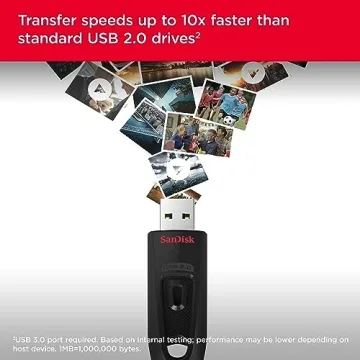 SanDisk 128GB Ultra USB 3.0 Flash Drive for Quick Access
