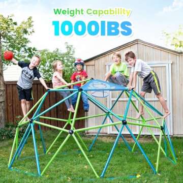Experience Fun with Zupapa 10FT Climbing Dome Playset