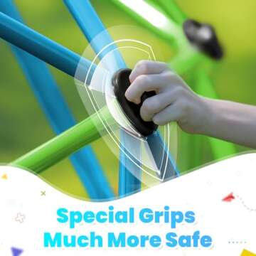 Experience Fun with Zupapa 10FT Climbing Dome Playset