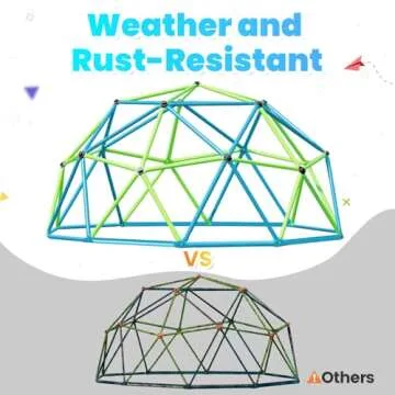 Experience Fun with Zupapa 10FT Climbing Dome Playset