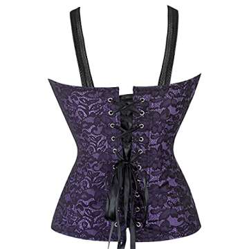 Elegant Purple Corsets for Stylish Women Plus Size