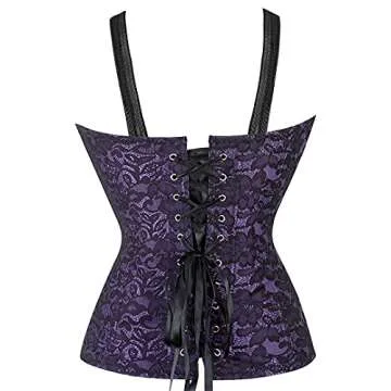 Elegant Purple Corsets for Stylish Women Plus Size