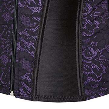 Elegant Purple Corsets for Stylish Women Plus Size