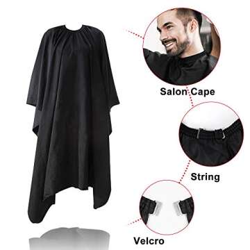 Sirabe Hair Cutting Thinning Scissors Set 6", Sapphire Professional Haircut Scissors Set Stainless Steel Barber Shears Kit for Salon Hairdressing Home