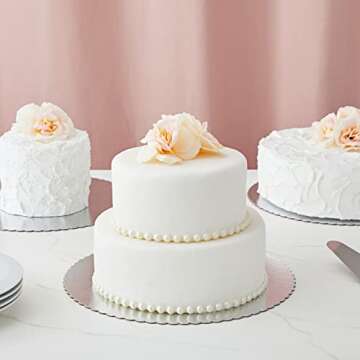 Elegant 12-Inch Cake Boards - Perfect for Any Occasion