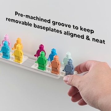 Tapeera 3-Pack Minifigure Display Case for 72 Figures