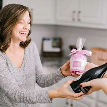 cinch! Funny Wine Socks in Cupcake Packaging - If You Can Read This Bring Me Wine Socks for Women - Cozy Fuzzy No Slip Wine Lover Gifts - Ideal Birthday, Bridal, or Housewarming Gift - 5x3.5x3.5-Inch