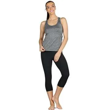 icyzone Workout Tank Tops for Women - Racerback Athletic Yoga Tops, Running Exercise Gym Shirts (Pac...