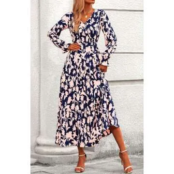 Elegant BTFBM Fall Maxi Dress for Women - Wedding Guest Dress