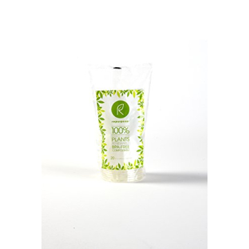 Repurpose Compostable Clear Cold Cups 16oz, 50 Count