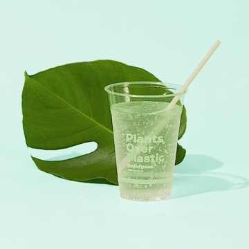 Repurpose Compostable Clear Cold Cups 16oz, 50 Count