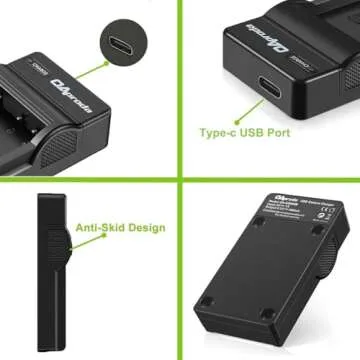 OAproda 2 Pack EN-EL19 Battery & USB Charger for Nikon