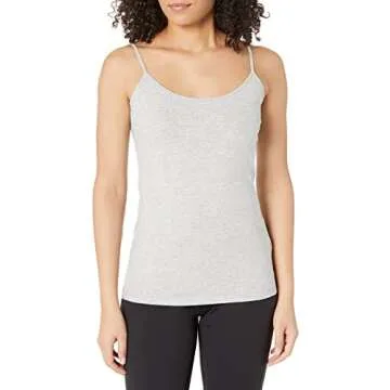 Amazon Essentials Women's Slim-Fit Camisole Pack of 4 - Essential Layering Tops