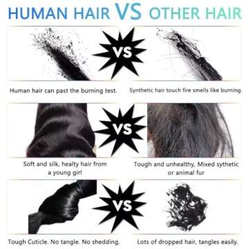 QUANDIAN 28 Inch Body Wave Lace Front Wig for Women