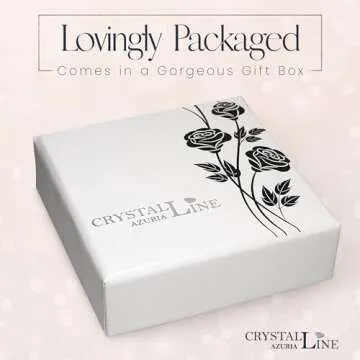 Crystalline Azuria Jewelry Simulated White Pearls Necklace Earrings Bracelet for Women Wedding Party Bridal and Bridesmaid Accessories Rose Gold Plated