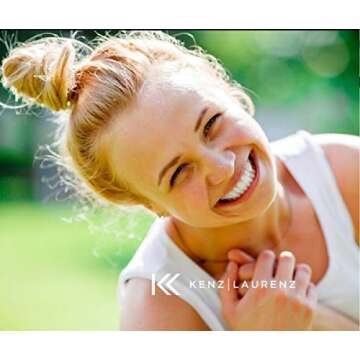 Kenz Laurenz 100 Hair Elastics Hair Ties No Crease Ouchless Ponytail Holders No Metal 4mm (100 Hair ...