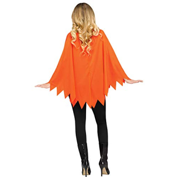 Fun World Pumpkin Poncho for Halloween Versatile Costumes