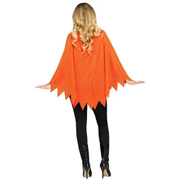 Fun World Pumpkin Poncho for Halloween Versatile Costumes