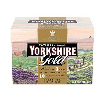 Taylors of Harrogate Yorkshire Gold Black Tea, 160 Count (Pack of 1)