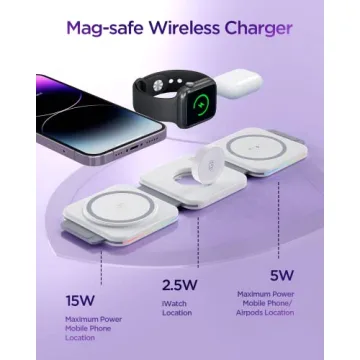 Hohosb 3 in 1 Mag-Safe Charging Station for iPhone