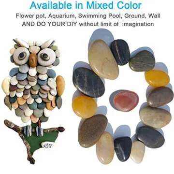 Natural Polished Aquarium Gravel River Rocks for Creativity