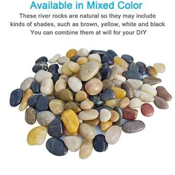 Natural Polished Aquarium Gravel River Rocks for Creativity