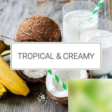 Monin - Coconut Syrup, Creamy Tropical Flavored Syrup, Coffee Syrup, Natural Flavor Drink Mix, Simple Syrup for Coffee, Lemonade, Cocktails, & More, Gluten-Free, Non-GMO, Clean Label (750 ml)