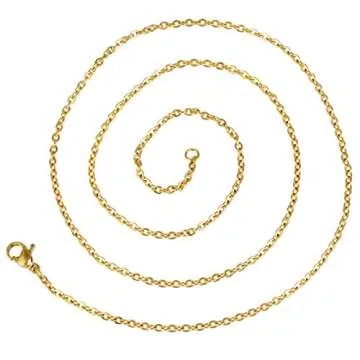 Nupuyai Irregular Black Tourmaline Healing Crystal Pendant Necklaces for Unisex 19", Gold Plated