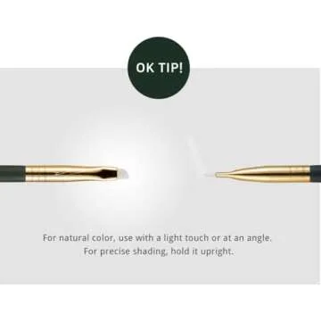 [SOO ADOR] okhee Edge Eye Brush NUN05 - Perfect for Sharp Lines and Precision Shading | Designed by K-Pop Makeup Artist Seo Ok | Makeup Brush Eye Brush