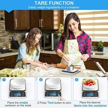 Allkeys USB Rechargeable Food Scale,Digital Kitchen Scale Weight Grams and Oz for Cooking and Baking, 0.1g/0.035oz Precise Graduation, 9"x6.3"Stainless Steel Surface, Large Back-lit LCD Display