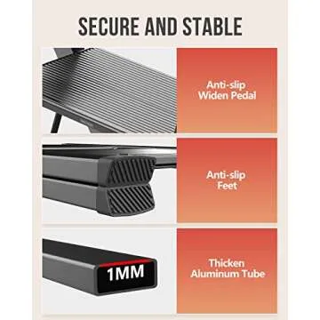 WOA WOA 2 Step Ladder - Lightweight & Foldable