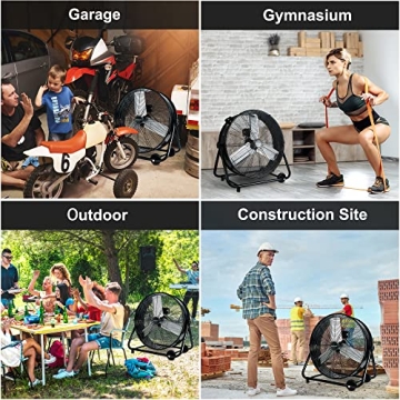 Bestronair 24 Inch Heavy Duty Industrial Fan with Speed Control