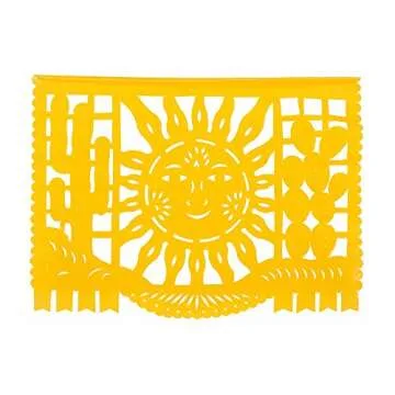 Vibrant 15FT Papel Picado Banner for Festive Celebrations