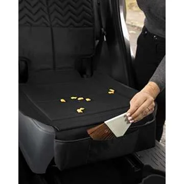 Skip Hop Clean Child Car Seat Protector, Universal Baby Carseat Cover with Clean Sweep Crumb Catcher