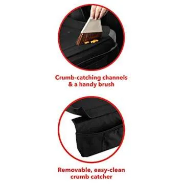 Skip Hop Clean Child Car Seat Protector, Universal Baby Carseat Cover with Clean Sweep Crumb Catcher