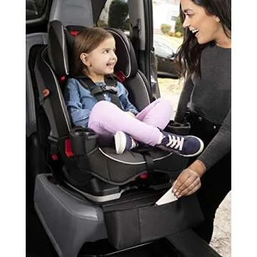 Skip Hop Clean Child Car Seat Protector, Universal Baby Carseat Cover with Clean Sweep Crumb Catcher