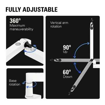 Elgato Pro Audio Set (White) - Premium USB Condenser Microphone with Shock Mount, Pop Filter and Low Profile Mic Arm, for Streaming, Podcast, Gaming and Home Office, Free Mixer Software, for Mac, PC