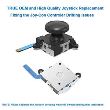 2-Pack Replacement Joystick Analog Thumb Stick Repair Kit for Nintendo Switch / Switch OLED Model / ...