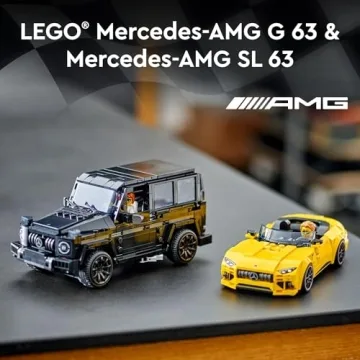 LEGO Speed Champions Mercedes-AMG G 63 & SL 63 F1 Toy Car Set